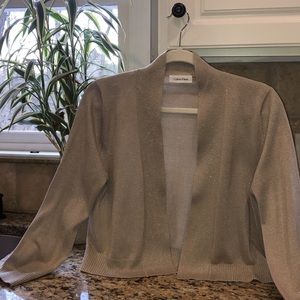 Calvin Klein Glitter Cardigan/Shrug